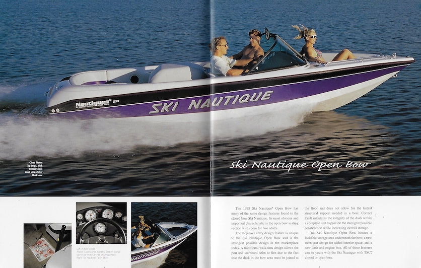 Correct Craft 1998 Nautiques Brochure
