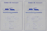 Ocean Alexander 50 & 54 Motor Yacht Specification Brochure