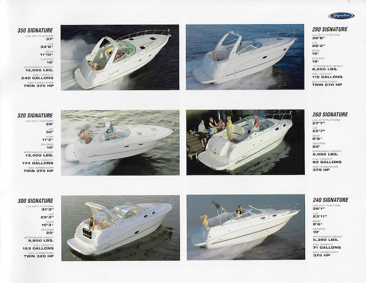 Chaparral 2002 Full Line Brochure