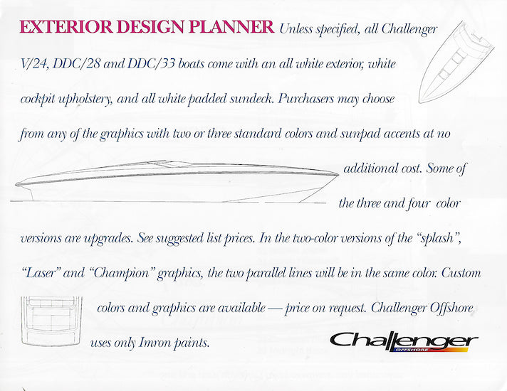 Challenger Exterior Design Planner Brochure