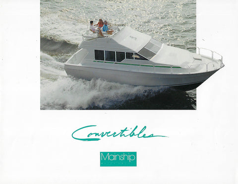 Mainship 1992 Convertible Brochure