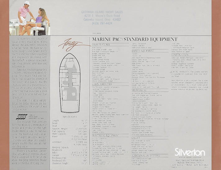 Silverton 40 Convertible Brochure