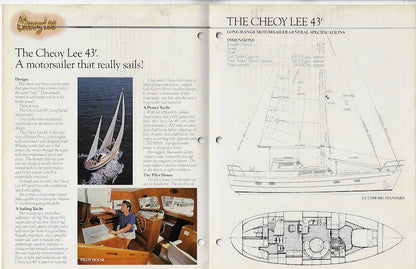 Cheoy Lee 43 Motorsailer Brochure Package