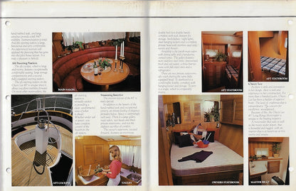 Cheoy Lee 43 Motorsailer Brochure Package