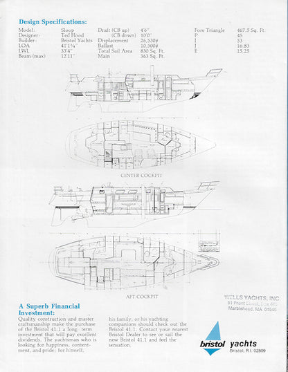 Bristol 41.1 Brochure