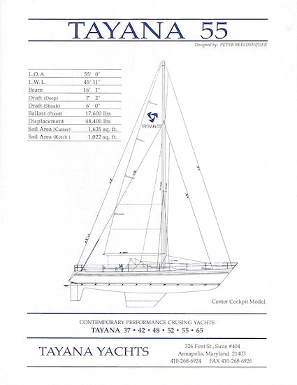 Tayana 55 Brochure Digital Package
