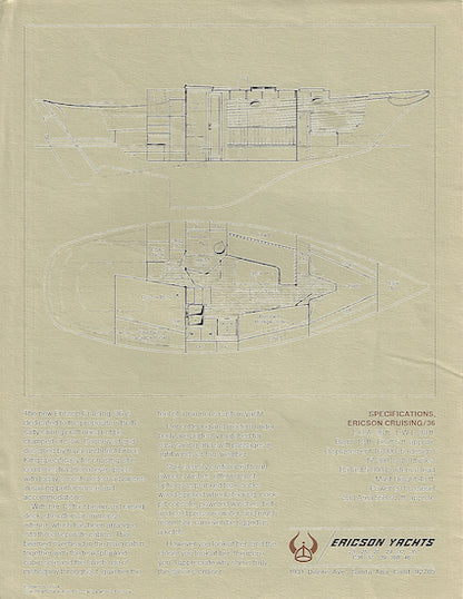 Ericson Cruising 36 Specification Brochure