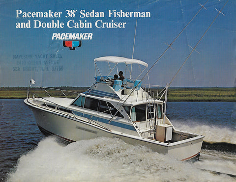 Pacemaker 38 Sedan Fisherman & Double Cabin Cruiser Brochure