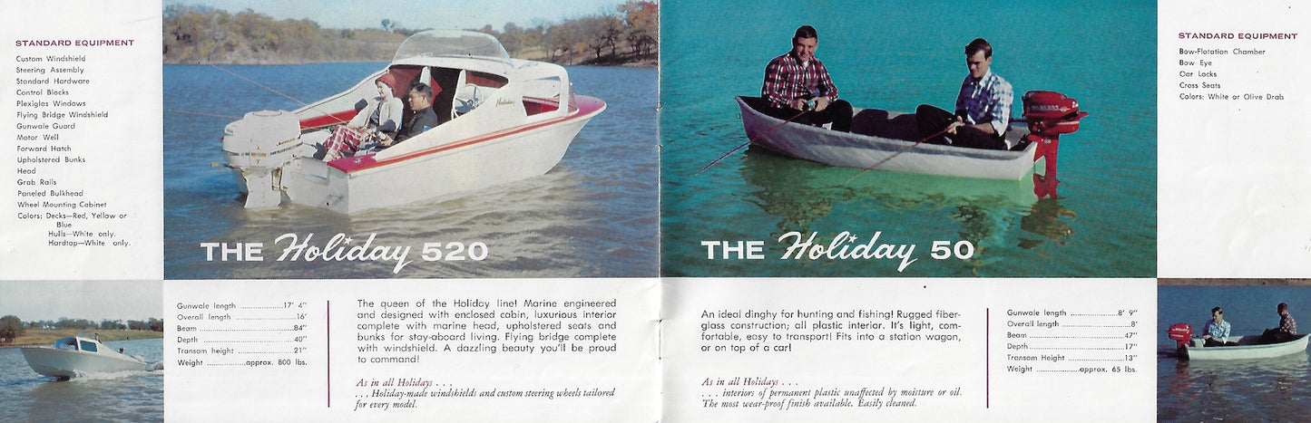 Holiday Plastics 1960s Brochure
