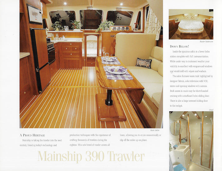 Mainship 390 Trawler Brochure