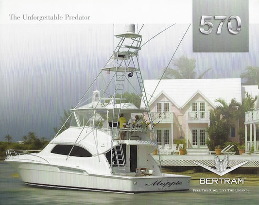 Bertram 570 Convertible Brochure