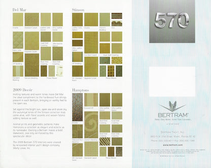 Bertram 570 Convertible Brochure