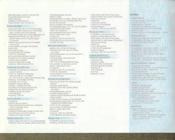 Bertram 540 Brochure