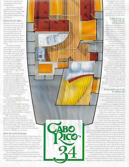 Cabo Rico 34 Brochure
