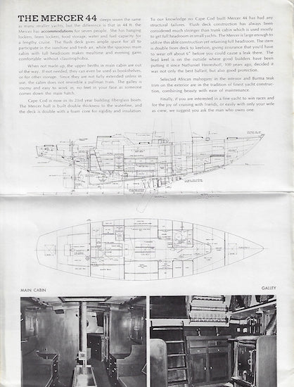Cape Cod Mercer 44 Brochure