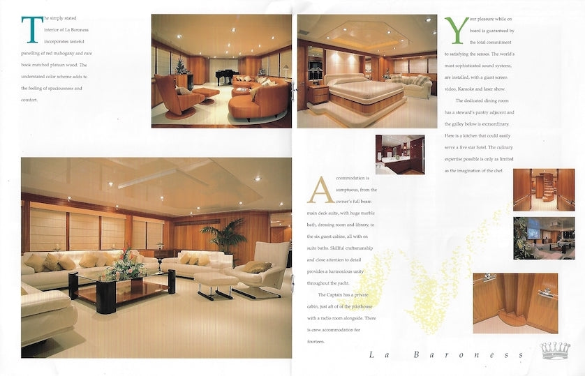 Palmer Johnson La Baroness Brochure