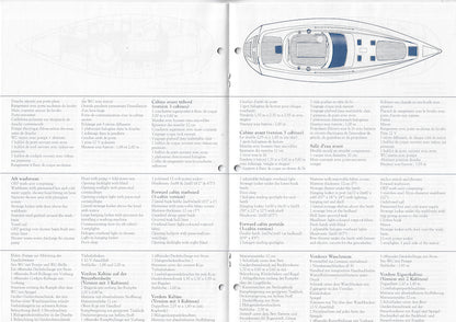 Jeanneau Sun Odyssey 47 Cockpit Central Specification Brochure