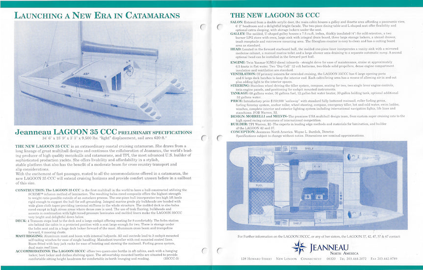 Lagoon 35 Brochure