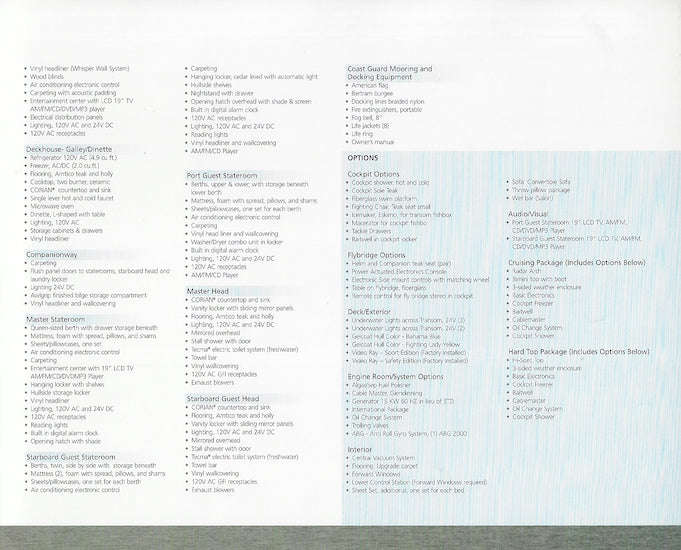 Bertram 450 Convertible Brochure