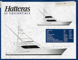 Hatteras 65 Convertible Specification Brochure