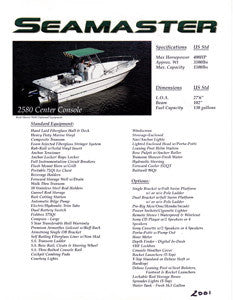 Sea Sport 2580 Center Console Brochure