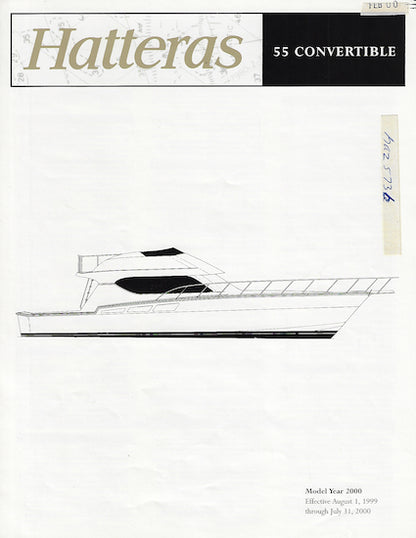 Hatteras 55 Convertible Specification Brochure – SailInfo I ...