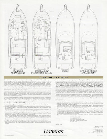Hatteras 55 Convertible Specification Brochure – SailInfo I ...