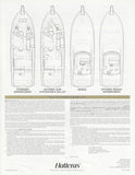 Hatteras 55 Convertible Specification Brochure