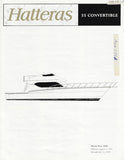 Hatteras 55 Convertible Specification Brochure