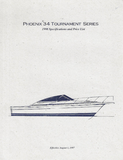 Phoenix 34 Tournament Series Specification Brochure