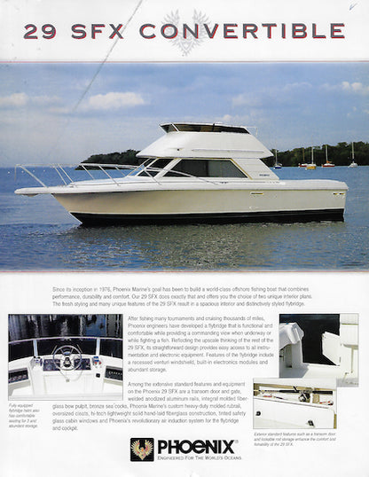 Phoenix 29 SFX Convertible Brochure