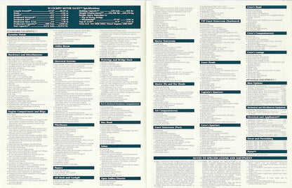 Hatteras 92 Cockpit Motor Yacht Specification Brochure