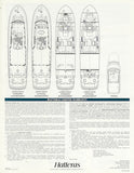 Hatteras 92 Cockpit Motor Yacht Specification Brochure