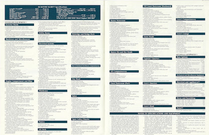 Hatteras 84 Motor Yacht Specification Brochure