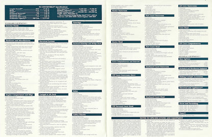 Hatteras 90 Convertible Specification Brochure