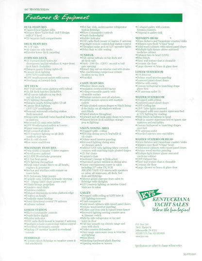 Monticello 60 Brochure