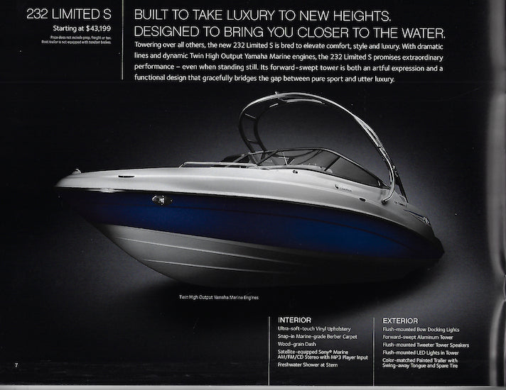 Yamaha 2009 Sport Boats Brochure