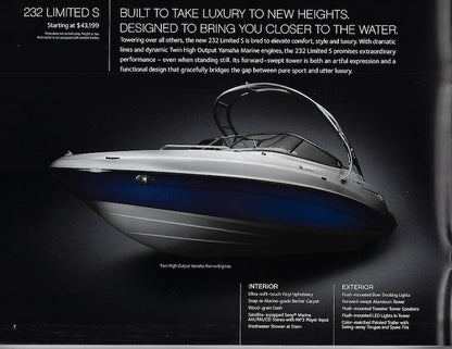 Yamaha 2009 Sport Boats Brochure