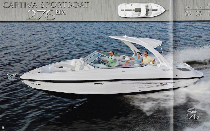 Rinker 2009 Captiva Sport Boats Brochure