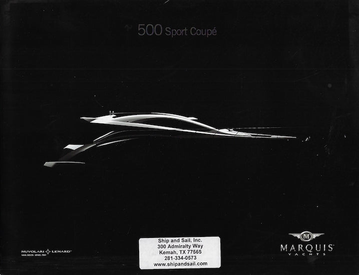 Marquis 500 Sport Coupe Brochure