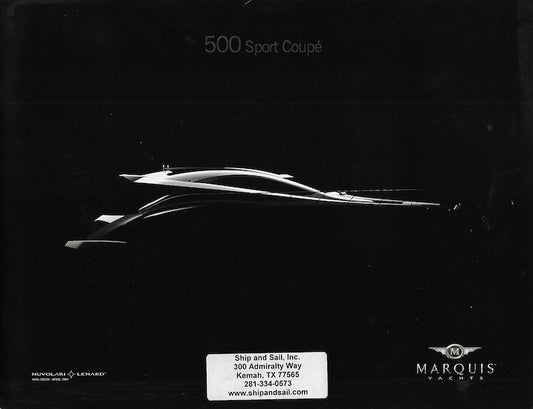 Marquis 500 Sport Coupe Brochure