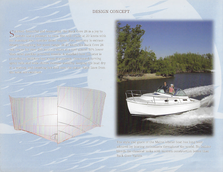 Back Cove 26 Brochure
