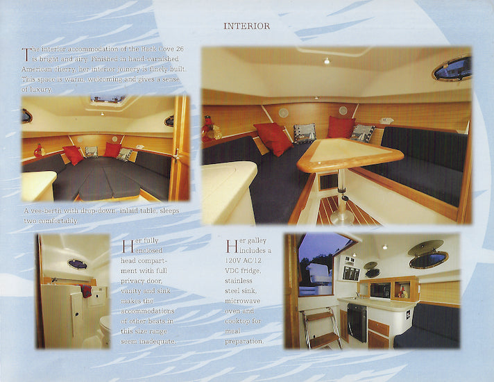 Back Cove 26 Brochure