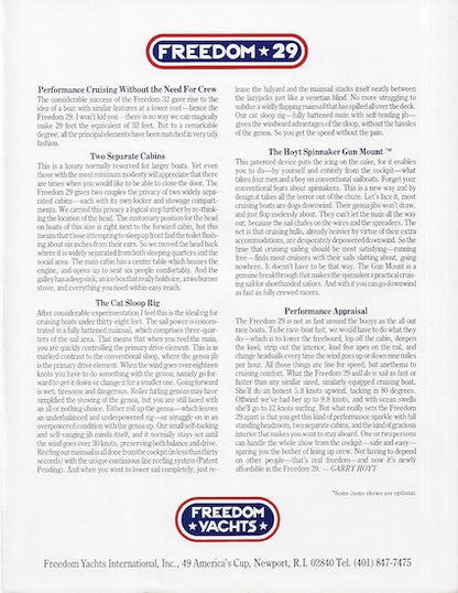 Freedom 29 Brochure