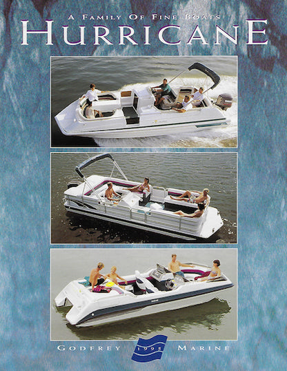 Hurricane 1995 Deck Boat Poster Brochure