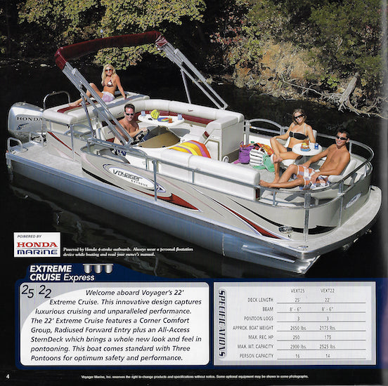 Voyager 2009 Pontoon Brochure