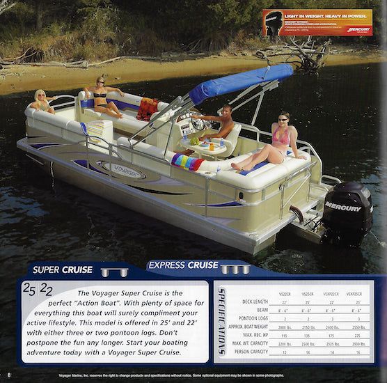 Voyager 2009 Pontoon Brochure