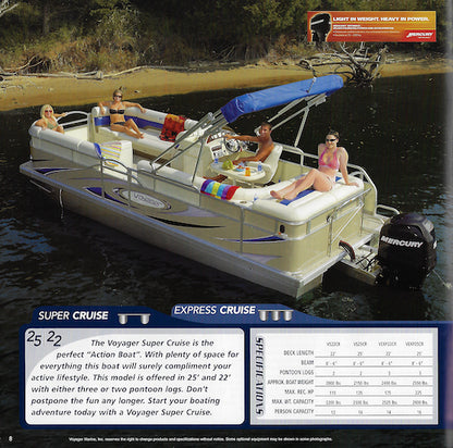 Voyager 2009 Pontoon Brochure
