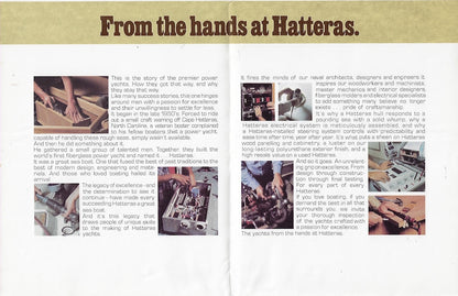 Hatteras 1976 Poster Brochure