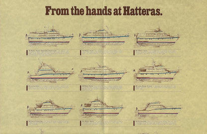 Hatteras 1976 Poster Brochure